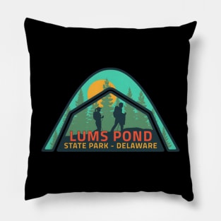 Lums Pond State Park Delaware Tent Hikers Pillow