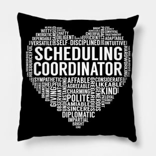 Scheduling Coordinator Heart Pillow