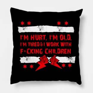 Old Man CM Punk Pillow