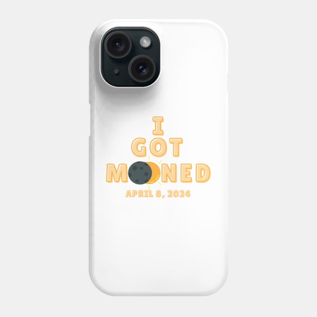 Funny Great American Eclipse Totality April 8, 2024 Phone Case by Little Duck Designs