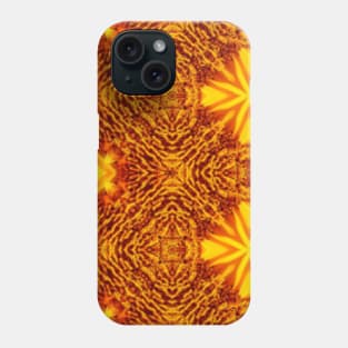 Golden Yellow Sunflower Pattern 9 Phone Case