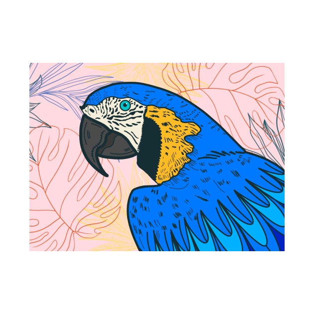 macaw by AS.PAINTINGS