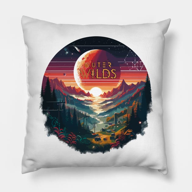 Outer Wilds Pillow by aswIDN