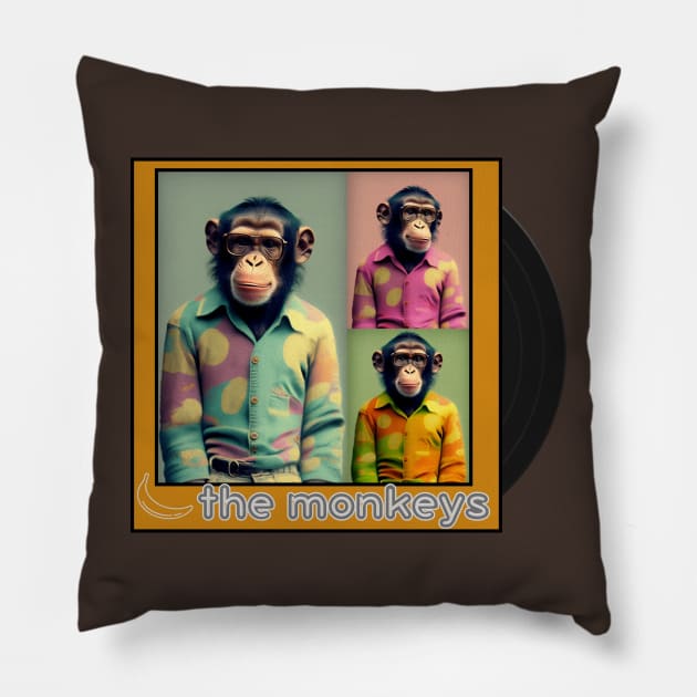 The Monkeys Album Pillow by WearablePSA