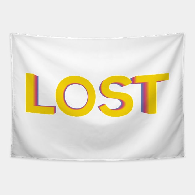 LOST (text) Tapestry by JosanDSGN