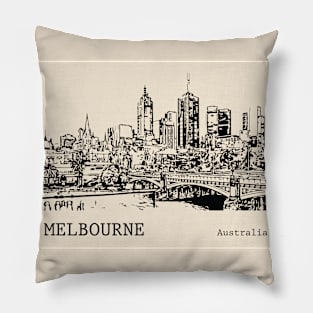 Melbourne Australia Pillow