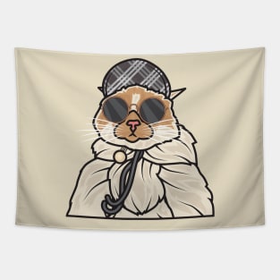 The Sun glasses Cat Tapestry