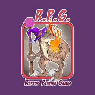 raptor playing games T-Shirt