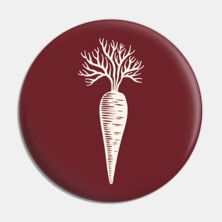Carrot white Pin
