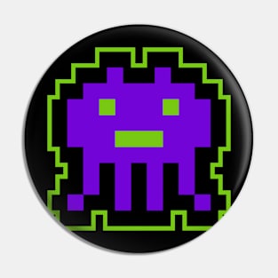 Purpleee Alien Gaming 8 Bit Pin