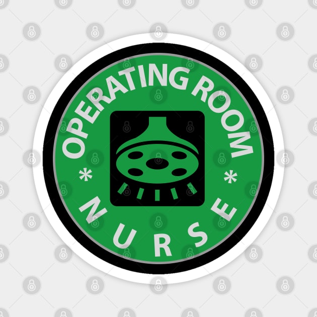 Operating Room Nurse logo Magnet by docferds