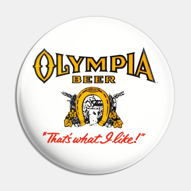 Olympia Beer Pin by MindsparkCreative