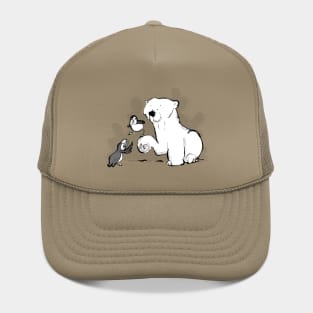 Polar Bear and Puffins Hat