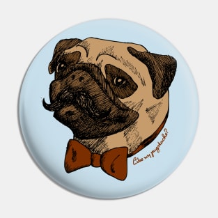 Like my Pugstache? Pin