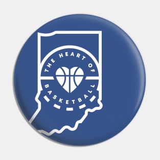 The Heart of Basketball Pin