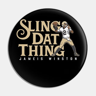 Jameis Winston Sling Dat Thing Pin