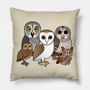 Birdorable Owl Fan Pillow