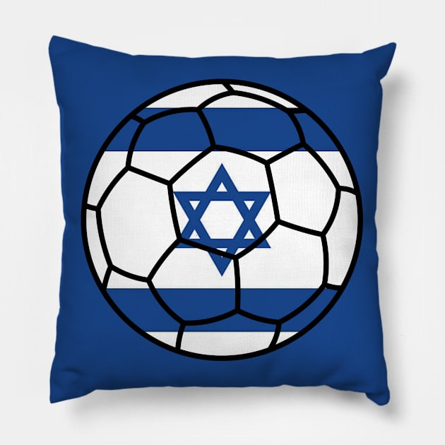 Israeli Football Pillow by Artomino