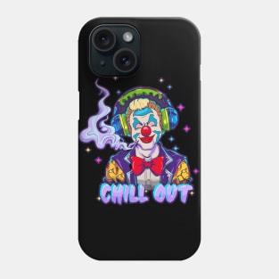 Hip Hop Clown with Wavey Text Artwork Phone Case