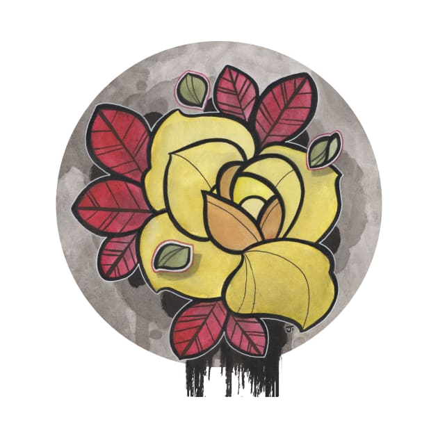 Yellow Rose by Jhooray