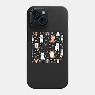 Cats and dogs Phone Case