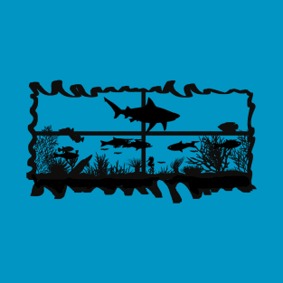 Fishy View Window To The Sea T-Shirt