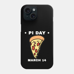 Kawaii Pi Day Pizza Slice March 14 Phone Case