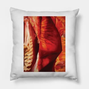 Red Hills and Bones by georgia okeeffe Pillow