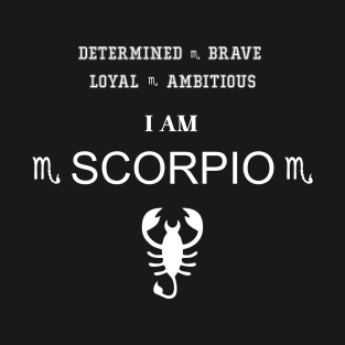 Scorpio horoscope 02 T-Shirt