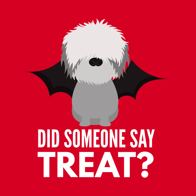 Bearded Collie Halloween Trick or Treat by DoggyStyles