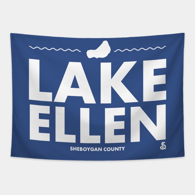 Sheboygan County, Wisconsin - Lake Ellen Tapestry by LakesideGear