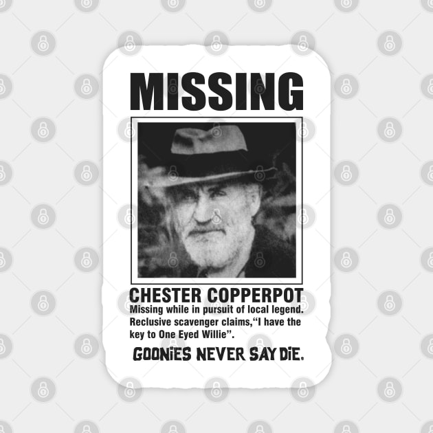 CHESTER COPPERPOT Magnet by YourLuckyTee