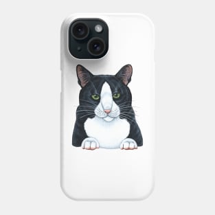 Black and White Cat Phone Case