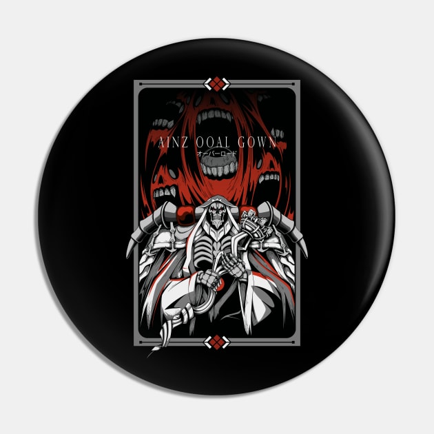 Overlord - Ainz Ooal Gown Pin by witart.id