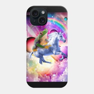 Frog Riding Unicorn Phone Case