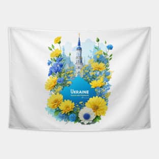 Ukraine Fights for Peace and Freedom Tapestry