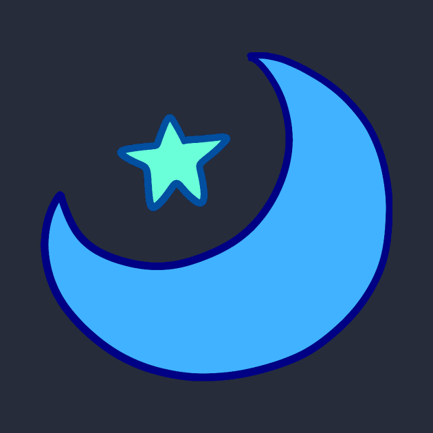 Blue Moon Blue star by saradaboru