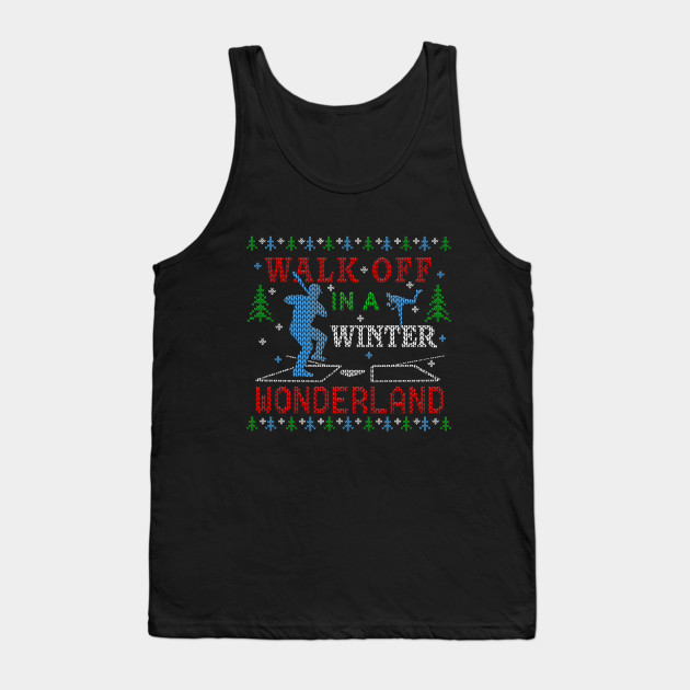 Walk Off In A Winter Wonderland Baseball Ugly Christmas Sweater