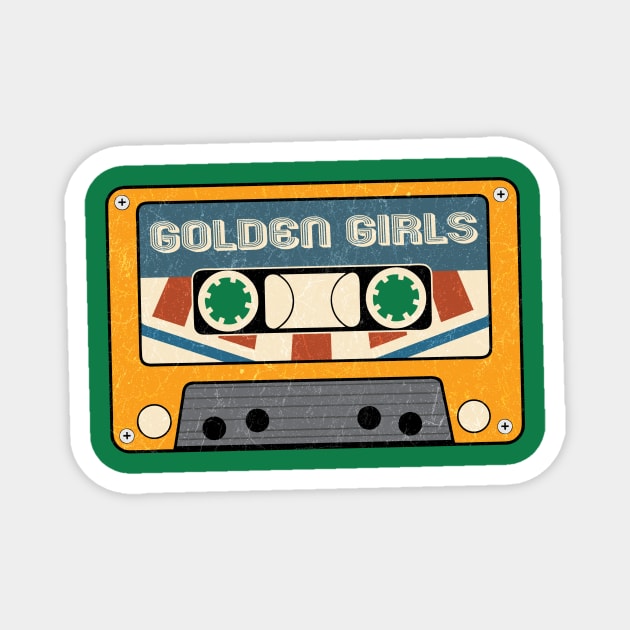 vintage Golden Girls Magnet by bardo_bardon