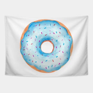 Blue donut Tapestry