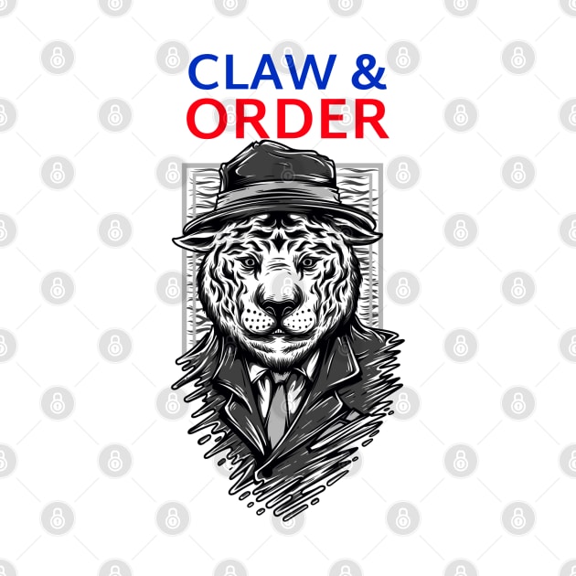 Tiger: Claw and Order by YourSundayTee