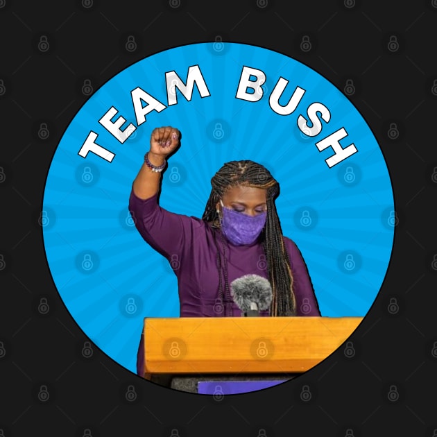 Cori Bush - Democrat Politician by Football from the Left