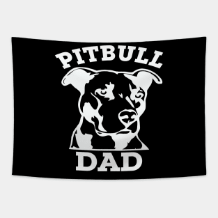 Pitbull Dad Tapestry