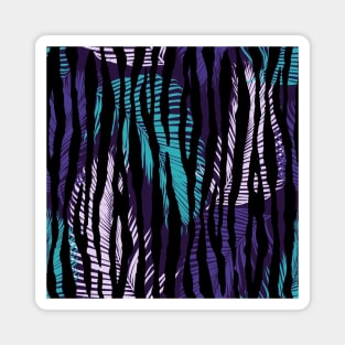 Fashionable Seamless, Palm Leaves Pattern Design Magnet