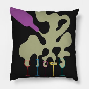 Pouring Wine Pillow