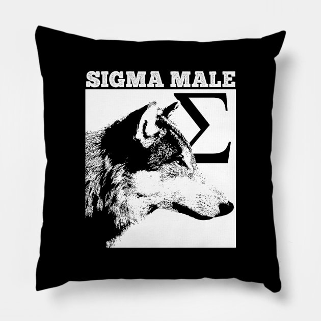 Sigma Male Pillow by giovanniiiii