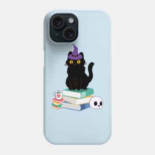 black cat halloween Phone Case