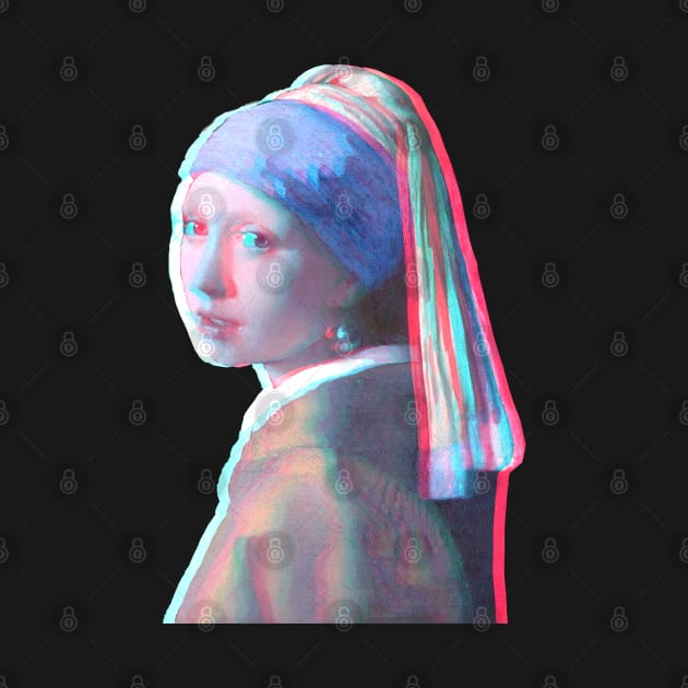 Girl with a pearl earring colourfull by EmeraldWasp