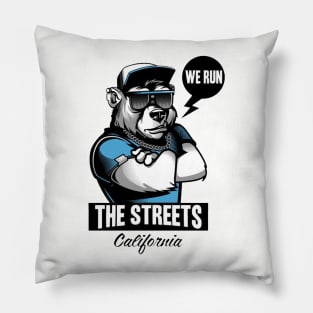 the streets california Pillow