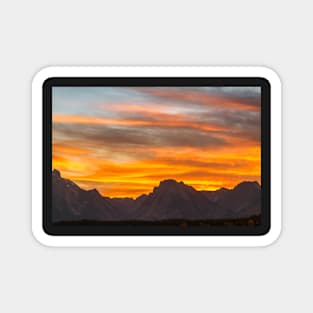 Teton Sunset Magnet